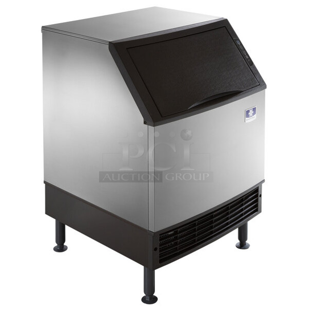 BRAND NEW SCRATCH AND DENT! 2023 Manitowoc UDF0190A-161B Stainless Steel Commercial Undercounter Self Contained Dice Cube Ice Machine with 90 lb. Bin. 198 lb. 115 Volts, 1 Phase. - Item #1127552