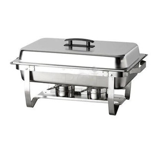 3 BRAND NEW SCRATCH AND DENT! Atosa AT751L63 Stainless Steel Chafing Dishes. 3 Times Your Bid! 