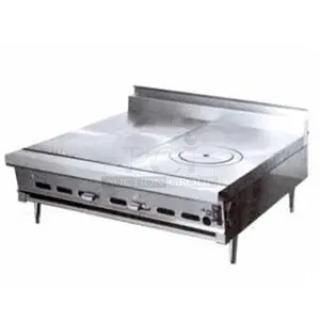 BRAND NEW! Montague C12-9E Legend 12" Heavy Duty Add-a-Unit Countertop Gas Range With Even Heat Hot Top