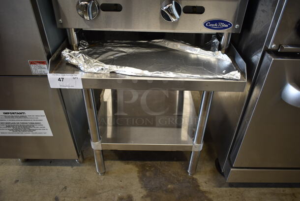 Stainless Steel Commercial Equipment Stand w/ Under Shelf.