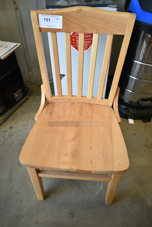 BRAND NEW SCRATCH AND DENT! Lancaster Table & Seating Wooden Dining Height Chair. - Item #1117455