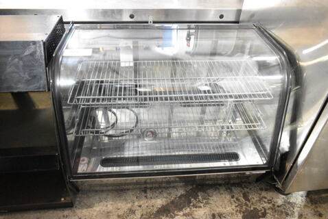 Metal Commercial Countertop Display Case Merchandiser. 