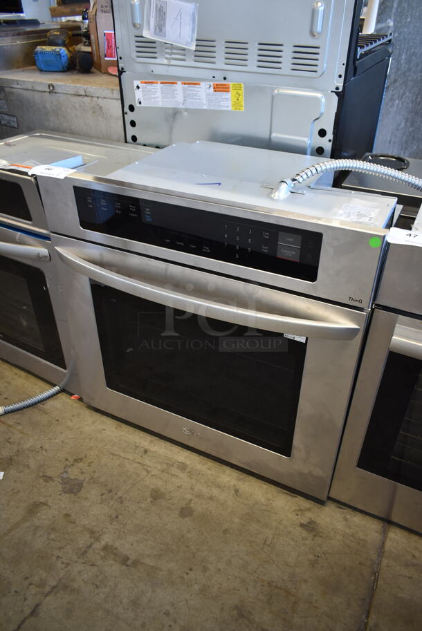2021 LG LWS3063ST Stainless Steel Electric Powered Convection Oven. 120/208-240 Volts, 1 Phase. 