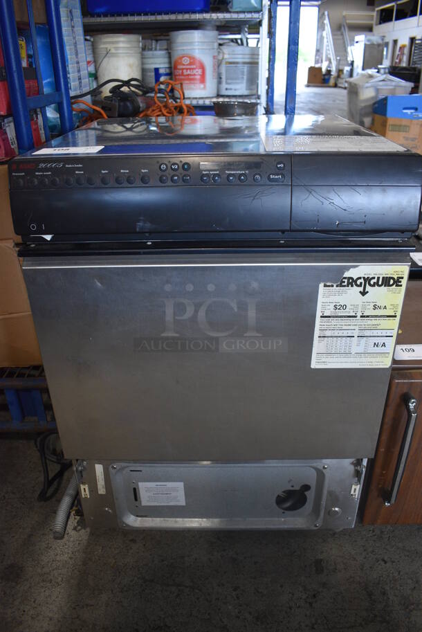 Asko Model WM 200A 20005 Stainless Steel Commercial Front Load Washer. 208-240 Volts. 24x24x32.5