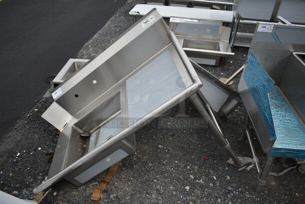 BRAND NEW SCRATCH AND DENT! Regency 600DDT48R Stainless Steel Commercial Right Side Dirty Side Dishwasher Table.