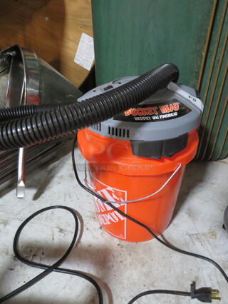 One Bucket Head Wet/Dry Vac.