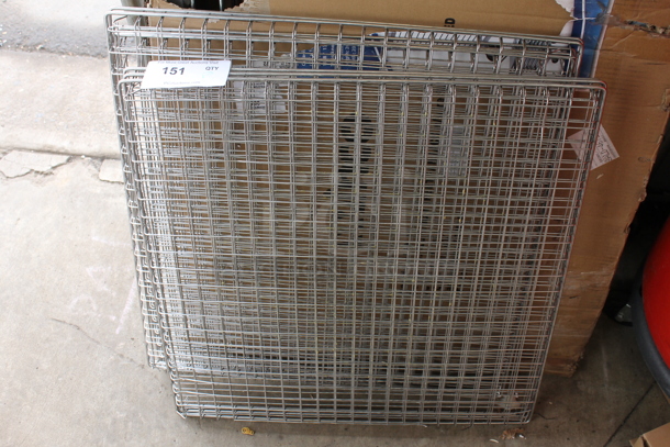 8 Chrome Finish Wire Baskets. 8 Times Your Bid!