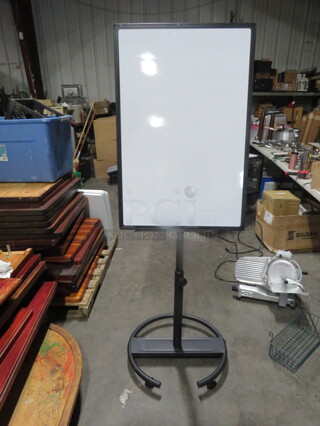 One Dry Erase Board On Casters. 24X24X70