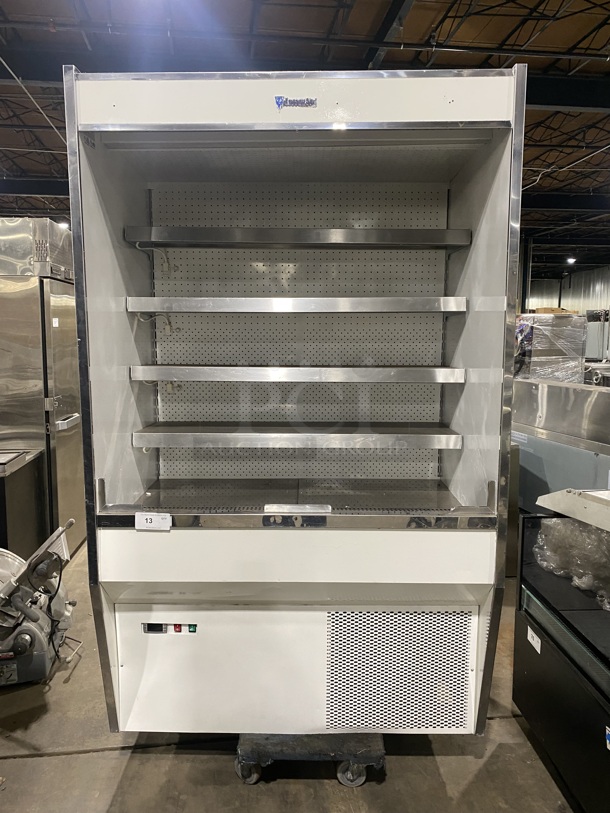 Custom Cool Refrigerated Open Grab-N-Go Display Case Merchandiser! MODEL: E4248! SN:SL314-214!