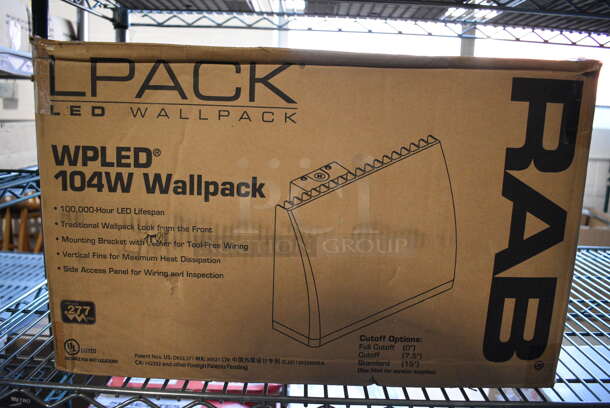 BRAND NEW IN BOX! RAB LPACK LED Wallpack and Outdoor Sensor
