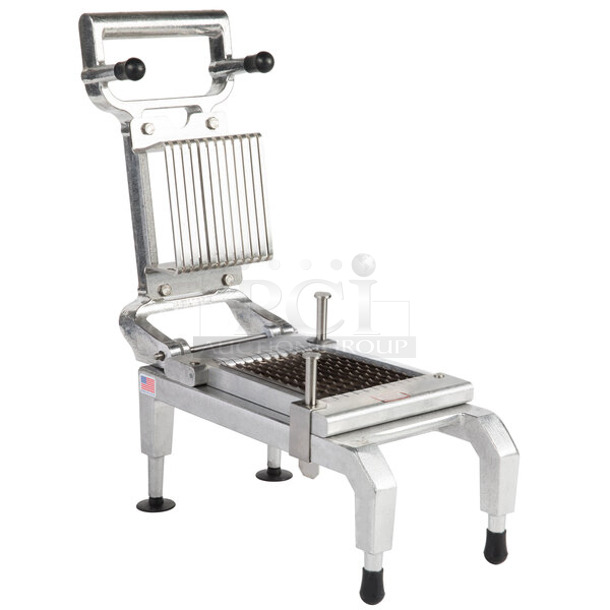 BRAND NEW SCRATCH AND DENT! Nemco 55975-1SC Metal Countertop Easy Chicken Slicer 3/8" Scalloped