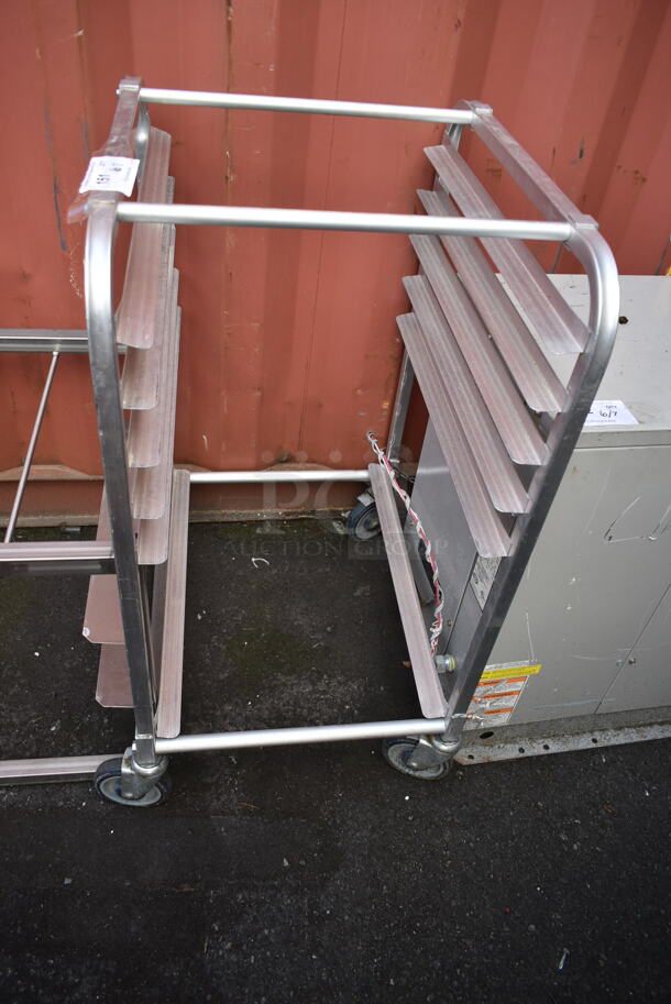 Metal Commercial Pan Transport Rack on Commercial Casters. - Item #1116984