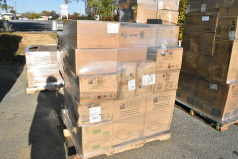 23 BRAND NEW! Boxes Including Sabert Containers, Eco EP-S011BLU Plasticware. 23 Times Your Bid! 