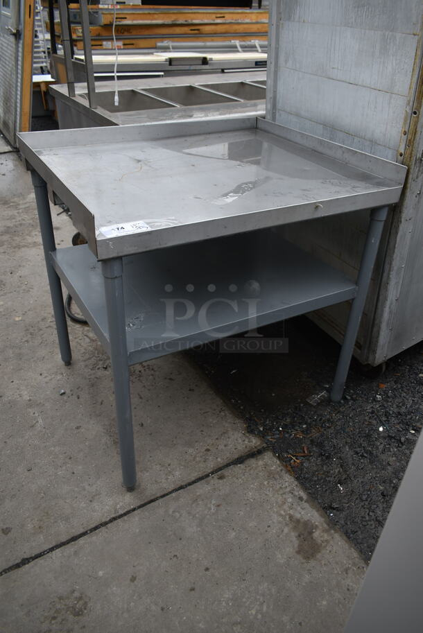 Stainless Steel Commercial Equipment Stand w/ Under Shelf. 