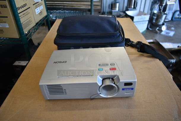 Epson EMP-720 LCD Projector in Bag. 100-240 Volts, 1 Phase. 