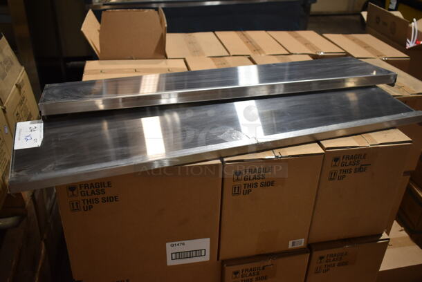 2 Stainless Steel Panels. 2 Times Your Bid!