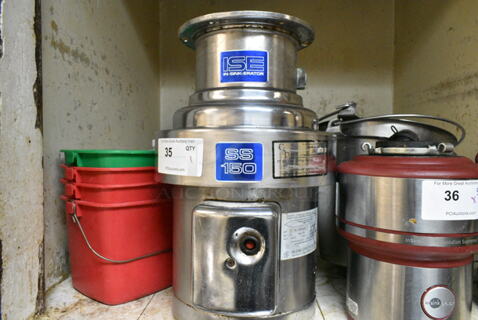 Insinkerator ISE SS 150 Stainless Steel Commercial Garbage Disposal. 208/230/460 Volts, 3 Phase.  (kitchen)