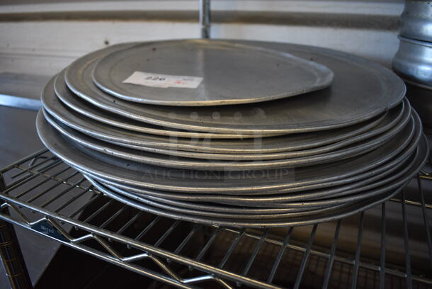 16 Various Metal Round Baking Pans. Includes 20x20. 16 Times Your Bid!