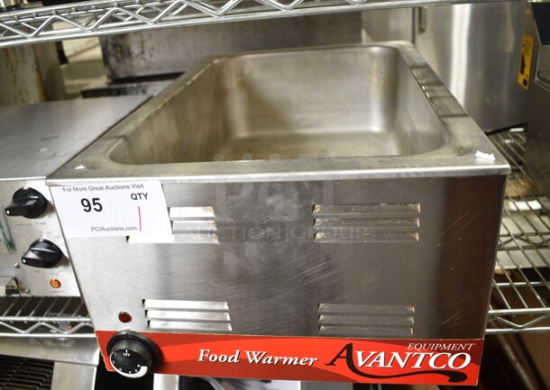 Avantco 177W50 Stainless Steel Commercial Food Warmer. 120 Volts, 1 Phase. Tested and Working!