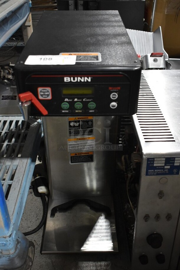2014 Bunn ICB-DV Stainless Steel Commercial Countertop Iced Tea Machine w/ Hot Water Dispenser. 120/208-240 Volts, 1 Phase. 