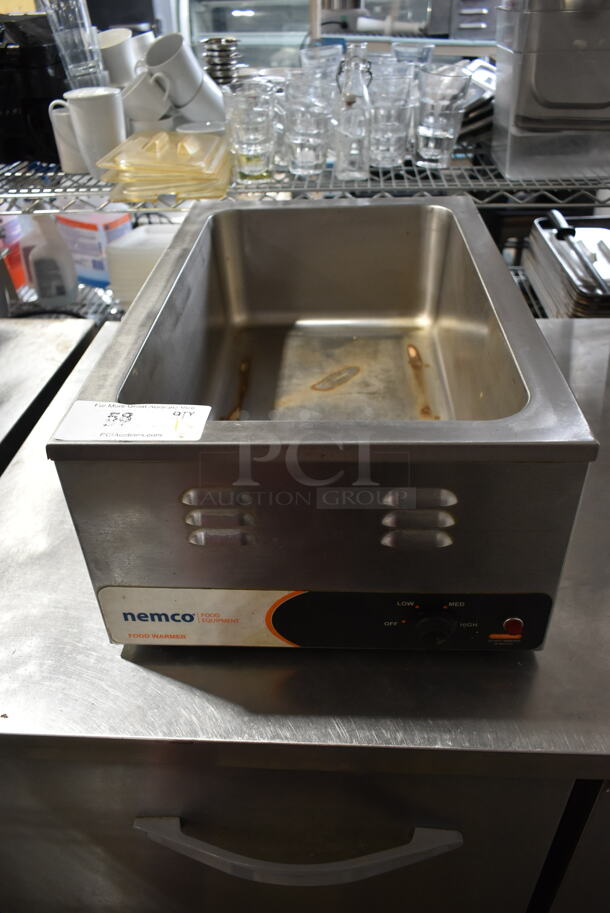 2018 Nemco 6055A Stainless Steel Commercial Countertop Food Warmer. 120 Volts, 1 Phase. Tested and Working!