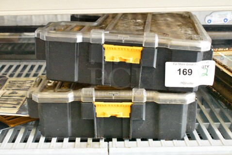 2 DeWalt Tool Cases w/ Contents. 2 Times Your Bid! 