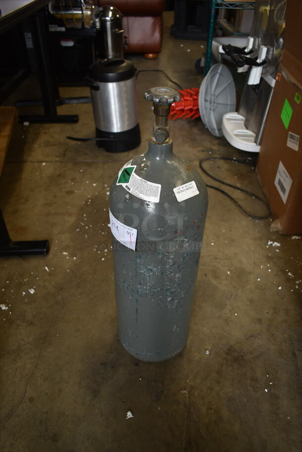 Carbon Dioxide Tank. Buyer Must Pick Up - We Will Not Ship This Item