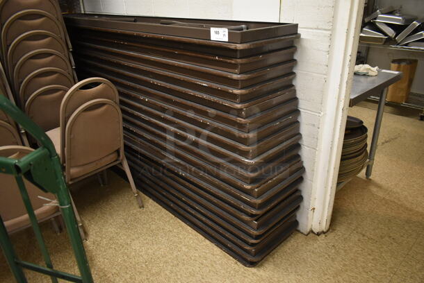 19 Folding Dining Height Tables. 19 Times Your Bid! (hallway)