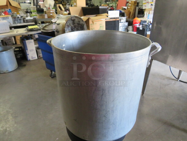 One Aluminum Stock Pot.