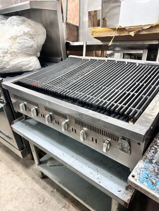 Fully Refurbished Wolf 36" Gas Char Broiler Tested and Working With Stand 