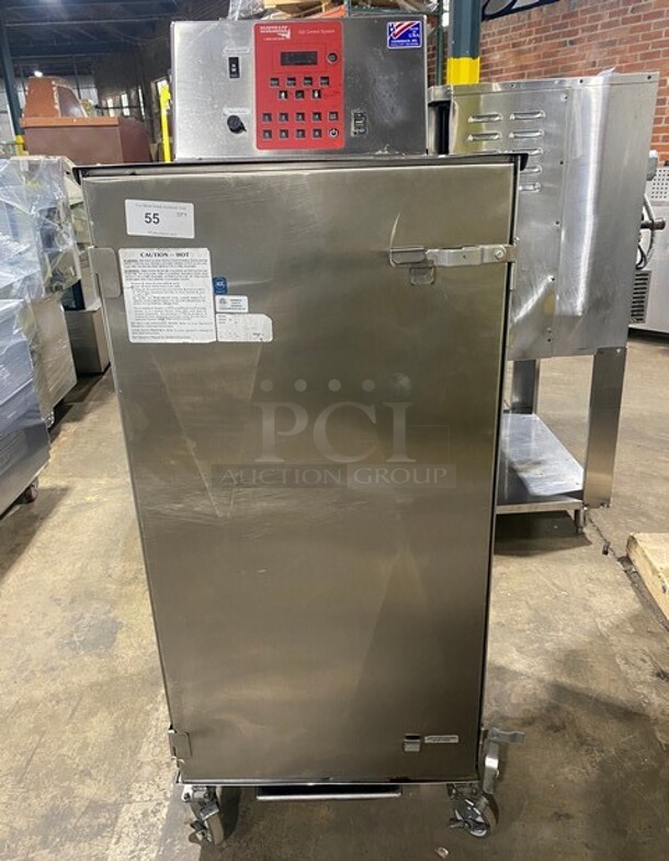 Late Model CookShack Floor Model Full Size Electric Powered Smart Smoker! With IQ5 Digital Control System! Working When Removed!  Model SM260 SN: 4259 