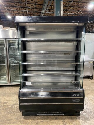 Turbo Air Commercial Refrigerated Open Grab-N-Go Case Merchandiser! With View Through Sides! All Stainless Steel! MODEL TOM50B SN TON5016Z100! 120V 1PH!