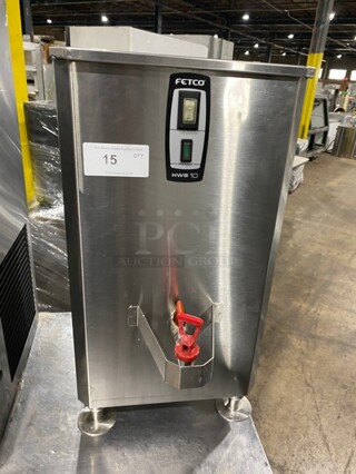 Fetco Commercial Countertop Hot Water Dispenser! All Stainless Steel! Model HWB10MIP Serial 960350171524! 220/240V 3Phase!