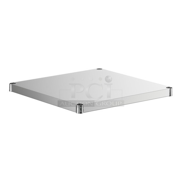 BRAND NEW SCRATCH AND DENT! Regency 460SS2424 Spec Line 24" x 24" NSF Stainless Steel Solid Shelf