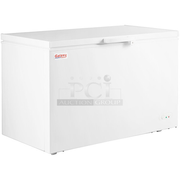 BRAND NEW SCRATCH AND DENT! Galaxy 177CF13HC Commercial Chest Freezer - 12.7 cu. ft. 115 Volts, 1 Phase. Tested and Working!