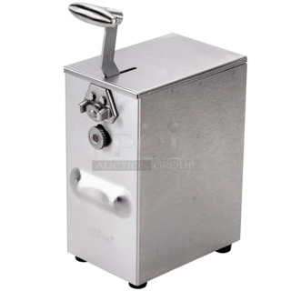 BRAND NEW SCRATCH AND DENT! Edlund 203 Stainless Steel Two-Speed Tabletop Electric Can Opener. 115 Volts, 1 Phase. 