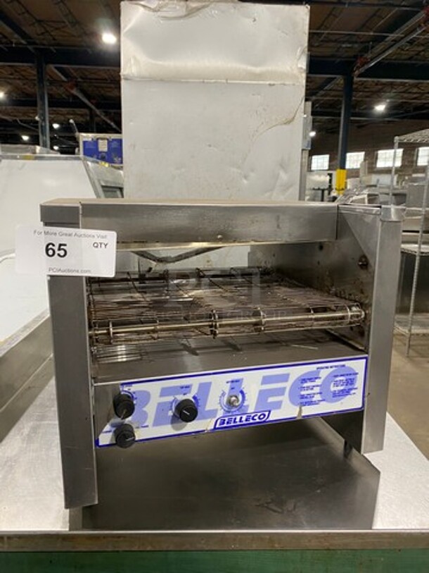 Belleco Countertop Commercial Conveyor Toaster! All Stainless Steel! Electric! Model: JT3HC SN: 11061708502 208V 60HZ 1 Phase