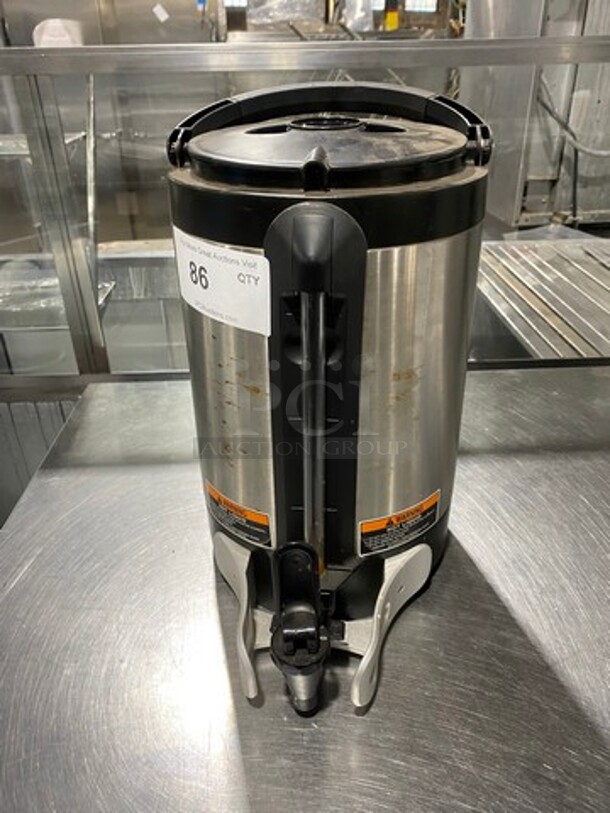 Bunn Commercial Countertop Hot Beverage Dispenser! Stainless Steel Body! Model: SHSERVER SN: TS00531555