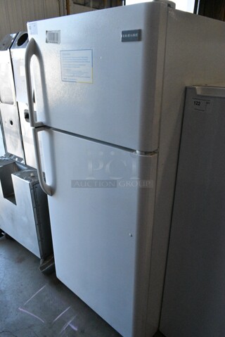 Frigidaire FFTR1814QW9B Metal Cooler w/ Freezer. 115 Volts, 1 Phase. Cannot Test Due To Cut Power Cord