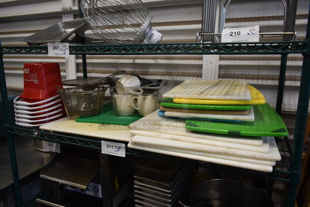 ALL ONE MONEY! Tier Lot of Various Items Including Cutting Boards