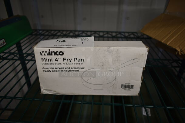 BRAND NEW IN BOX! Winco Mini 4" Fry Pan.