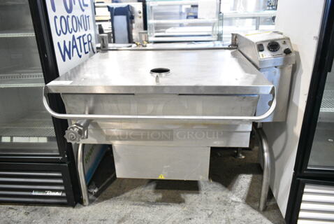 Cleveland Stainless Steel Commercial Floor Style Braising Pan. 