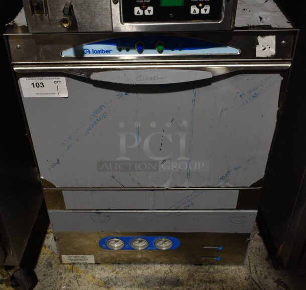 2018 Lamber DSP4 PS Stainless Steel Commercial Undercounter Dishwasher. 208/240 Volts, 1 Phase. 