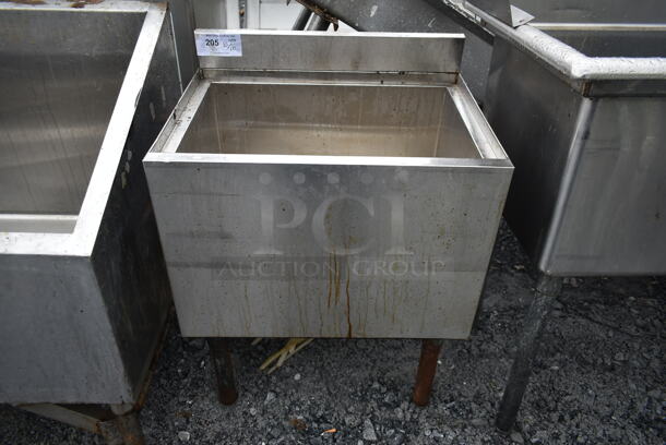 Stainless Steel Commercial Ice Bin.