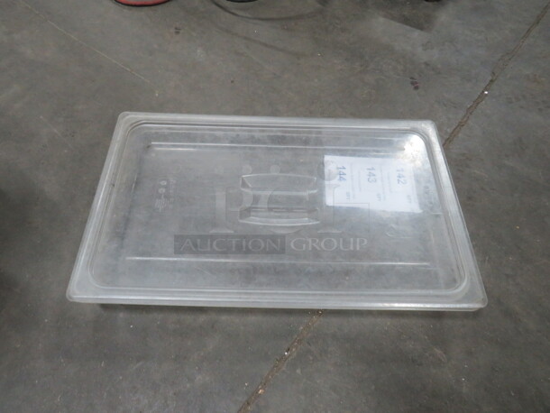 One Full Size 2.5 Inch Deep Food Storage Container With Lid.