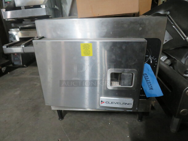 One NEW Cleveland Electric Countertop Steamer. Model# 21CET16. 208 Volt. 3 Phase. 21X28X24. $13,621.00