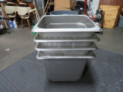 1/6 Size 6 Inch Deep Hotel Pan. 4XBID