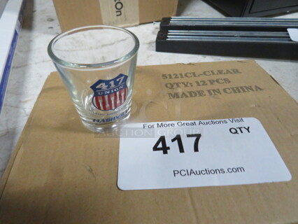 NEW Shot Glass. 12XBID