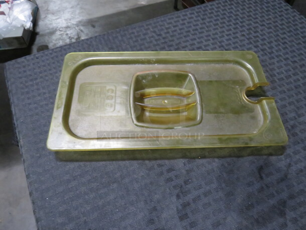 1/3 Size Amber Food Storage Lid. 8XBID
