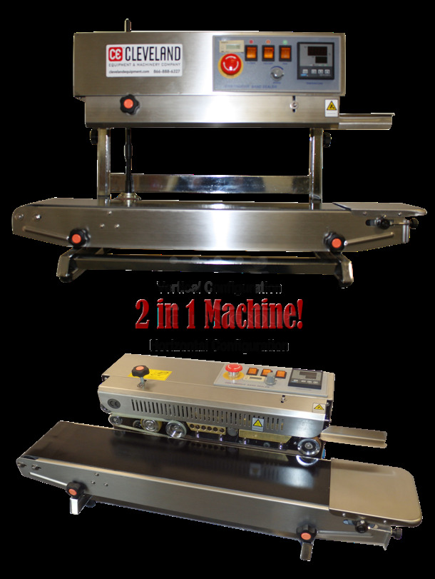 New Cleveland CE-2500-HVE Continuous Band Sealer 115 Volt ( First Picture is a Stock Picture)